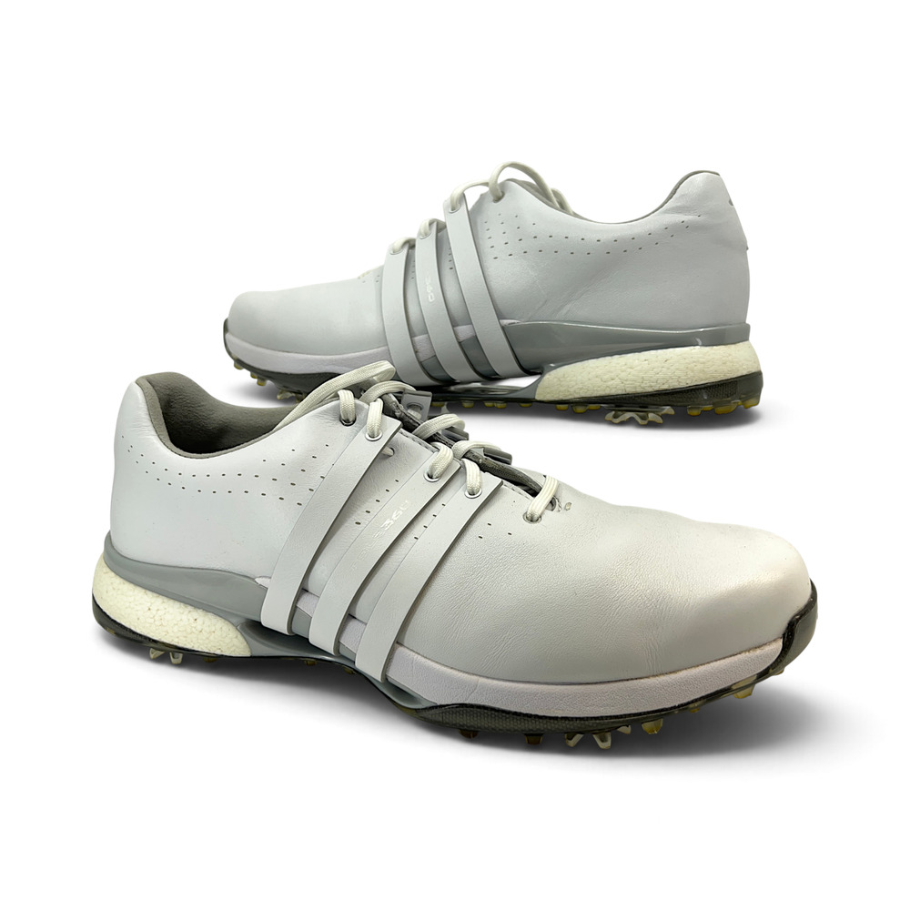 Adidas Men's US 12 Tour360 24 Golf Shoes White Gray Black